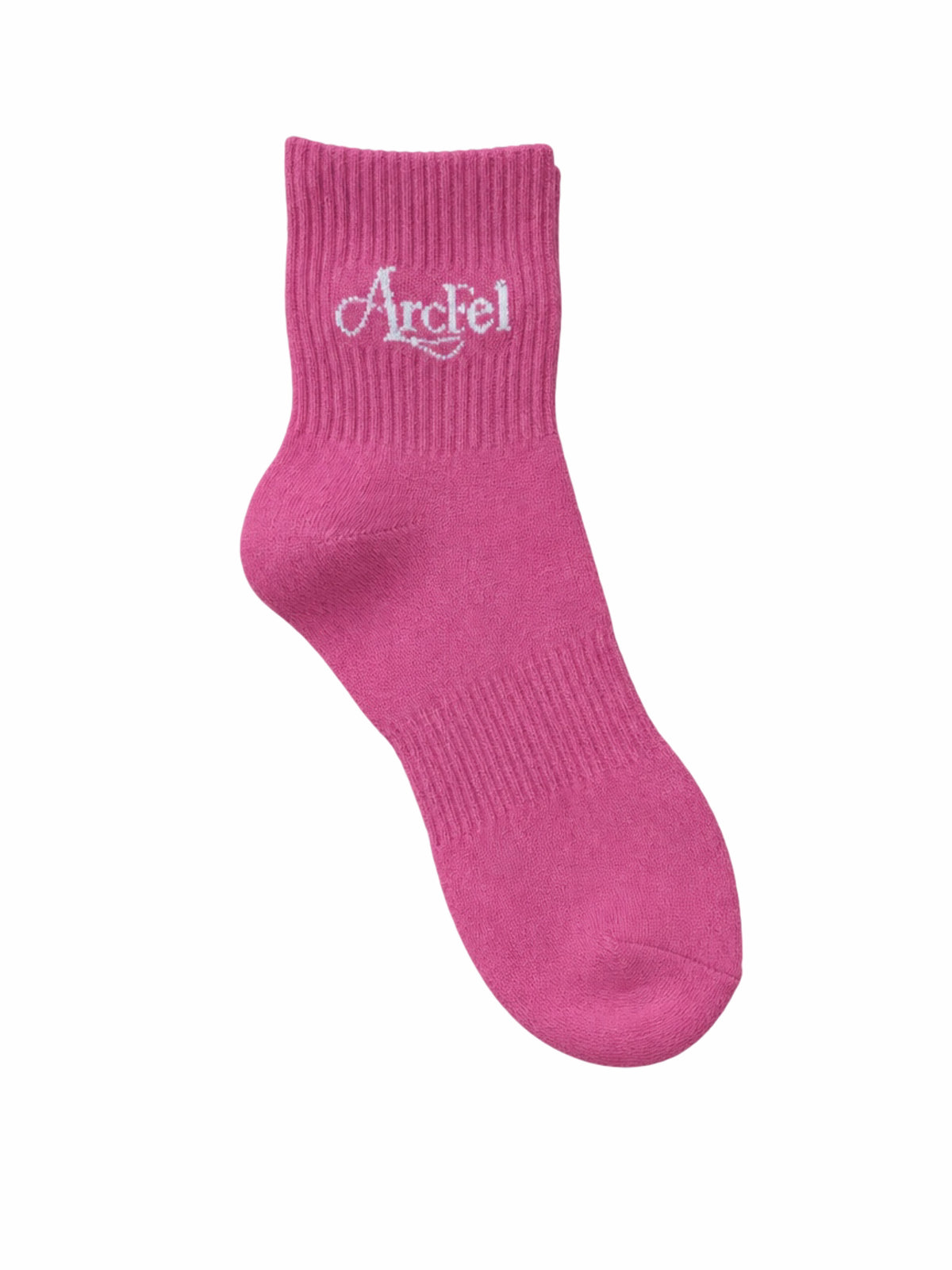 ArcFel Classic Logo Ankle — Pink with White Logo