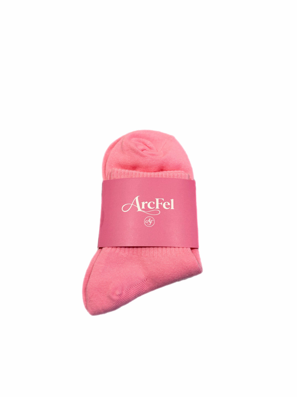 ArcFel Classic Logo Ankle — Pink with White Logo