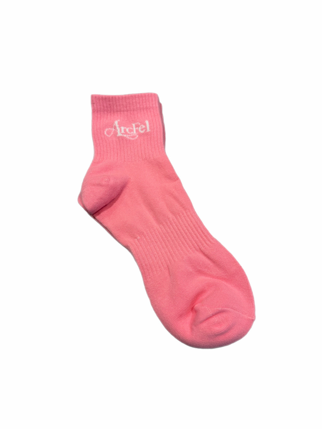 ArcFel Classic Logo Ankle — Pink with White Logo