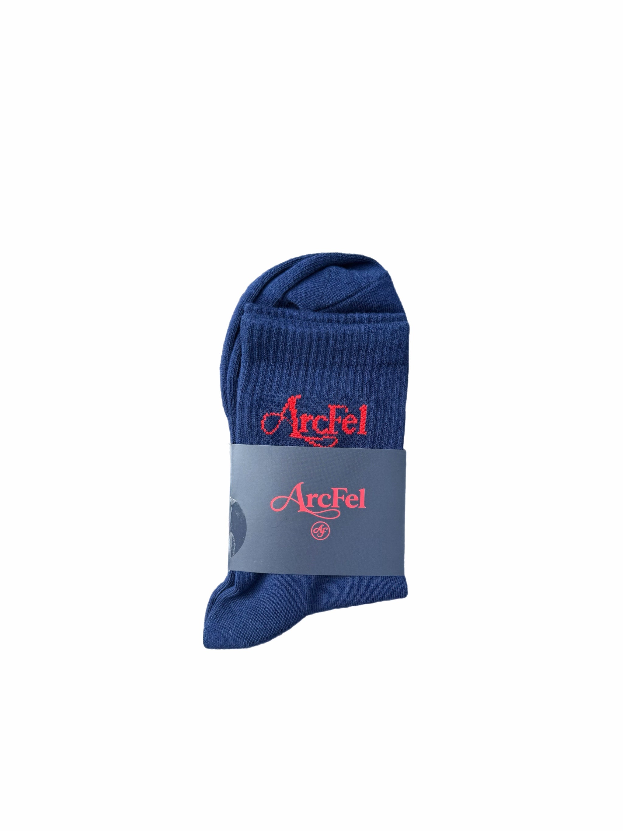 ArcFel Elevated Classic — Navy with Red Script