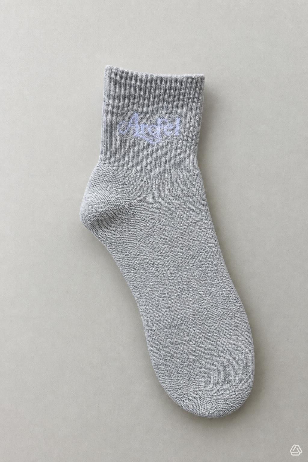 ArcFel Classic Logo Ankle — Grey Marle