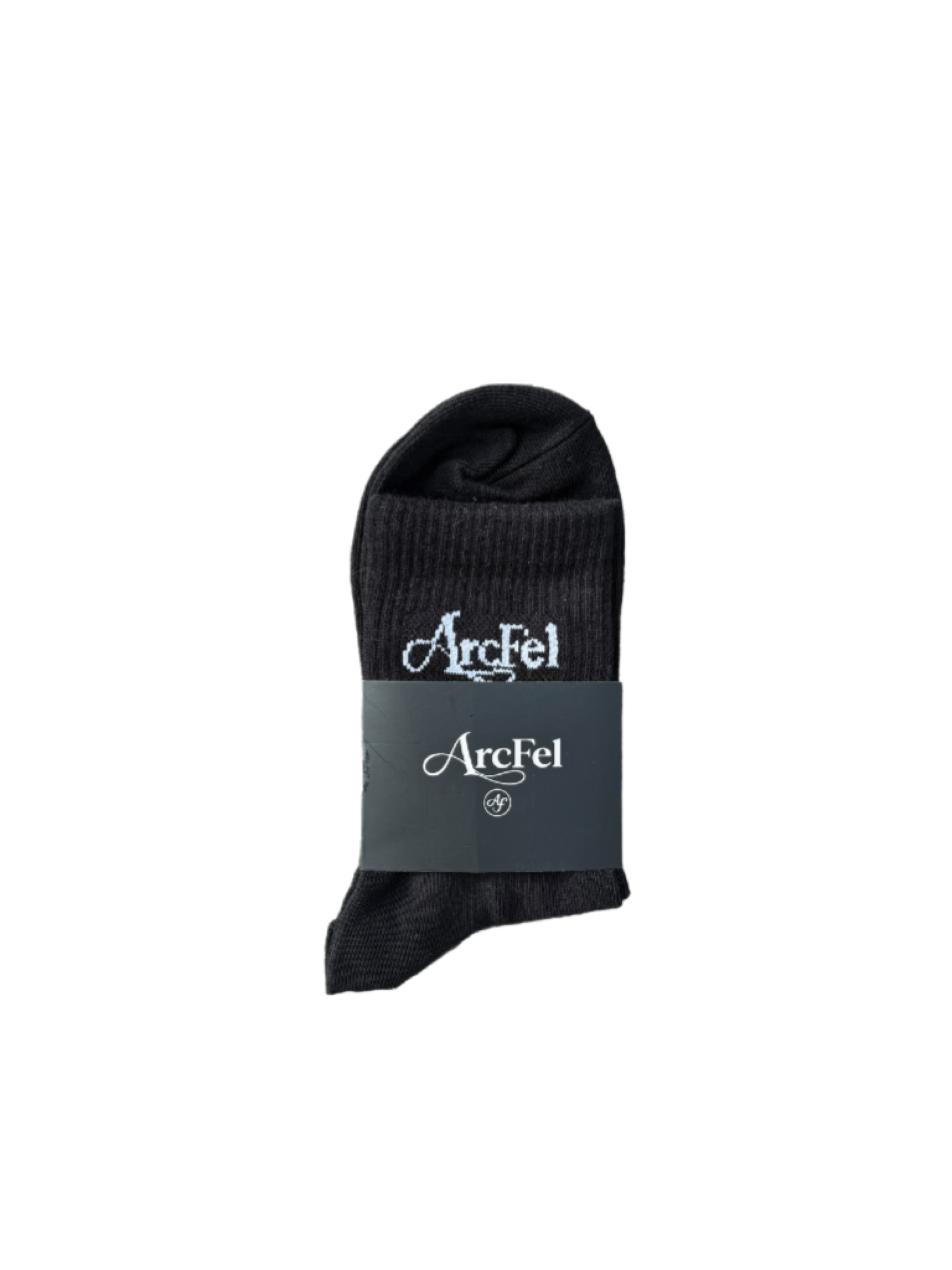 ArcFel Classic Crew Sock — Black